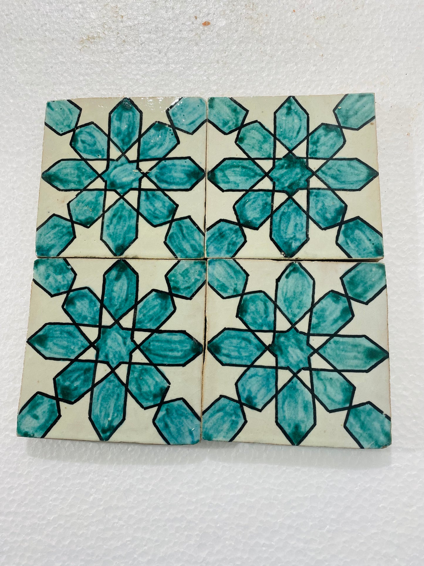 Emerald Star Moroccan Zellige Tiles