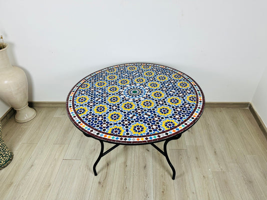 Sunflower Majesty Mosaic Table