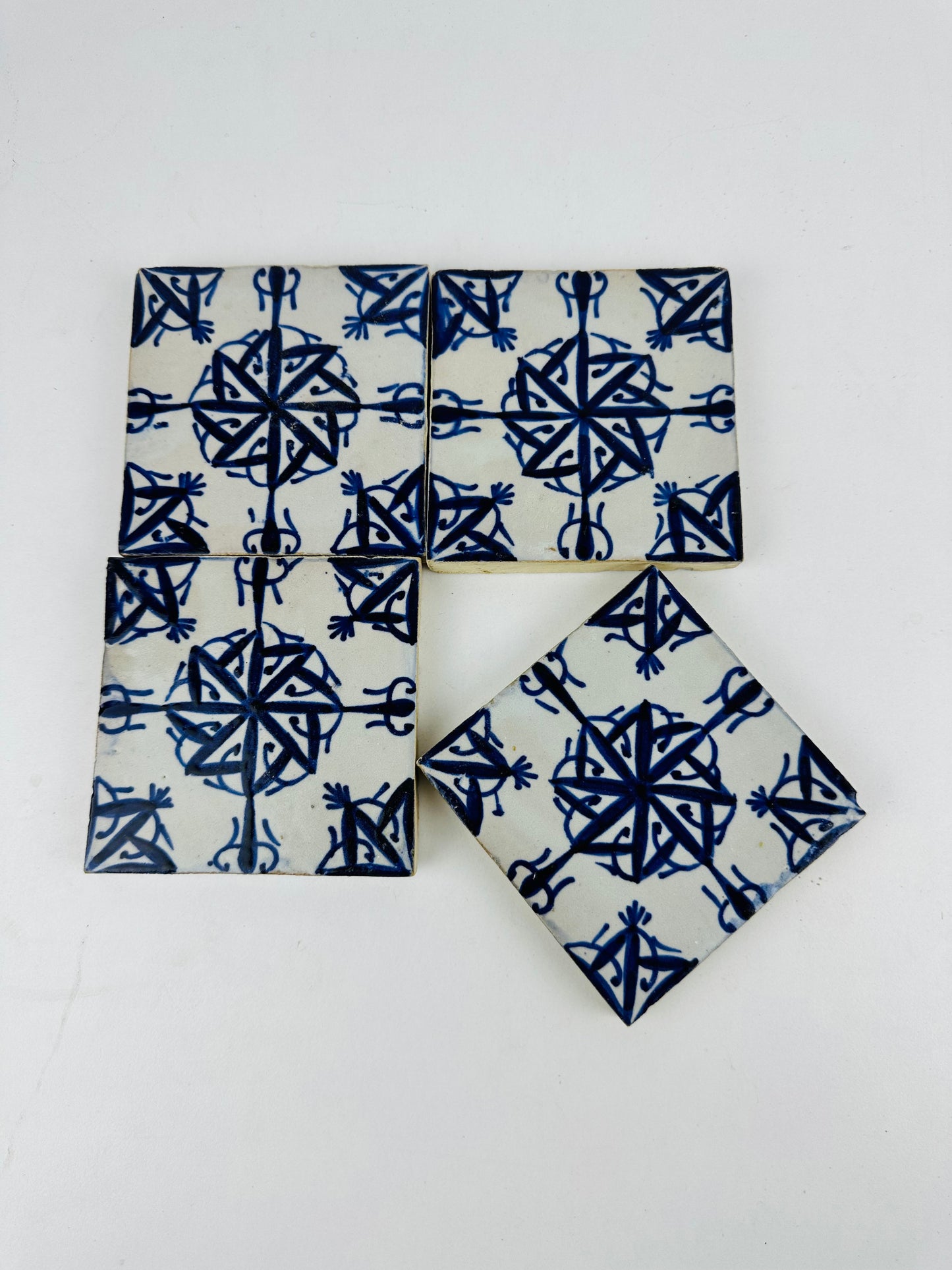 Sapphire Geometry Moroccan Tile