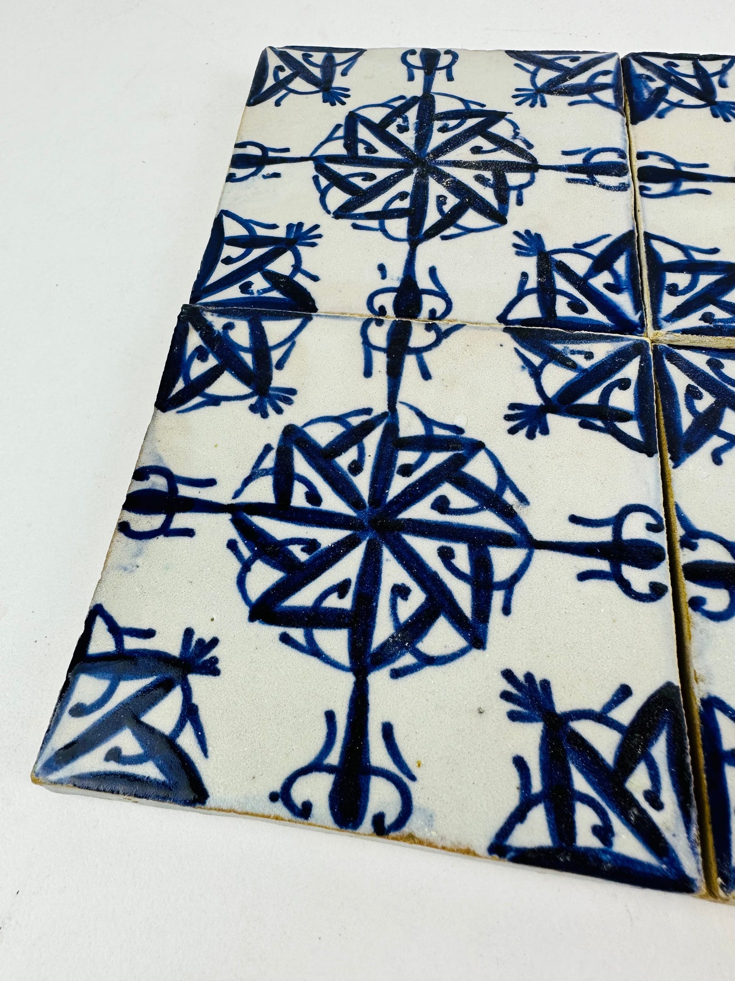 Sapphire Geometry Moroccan Tile