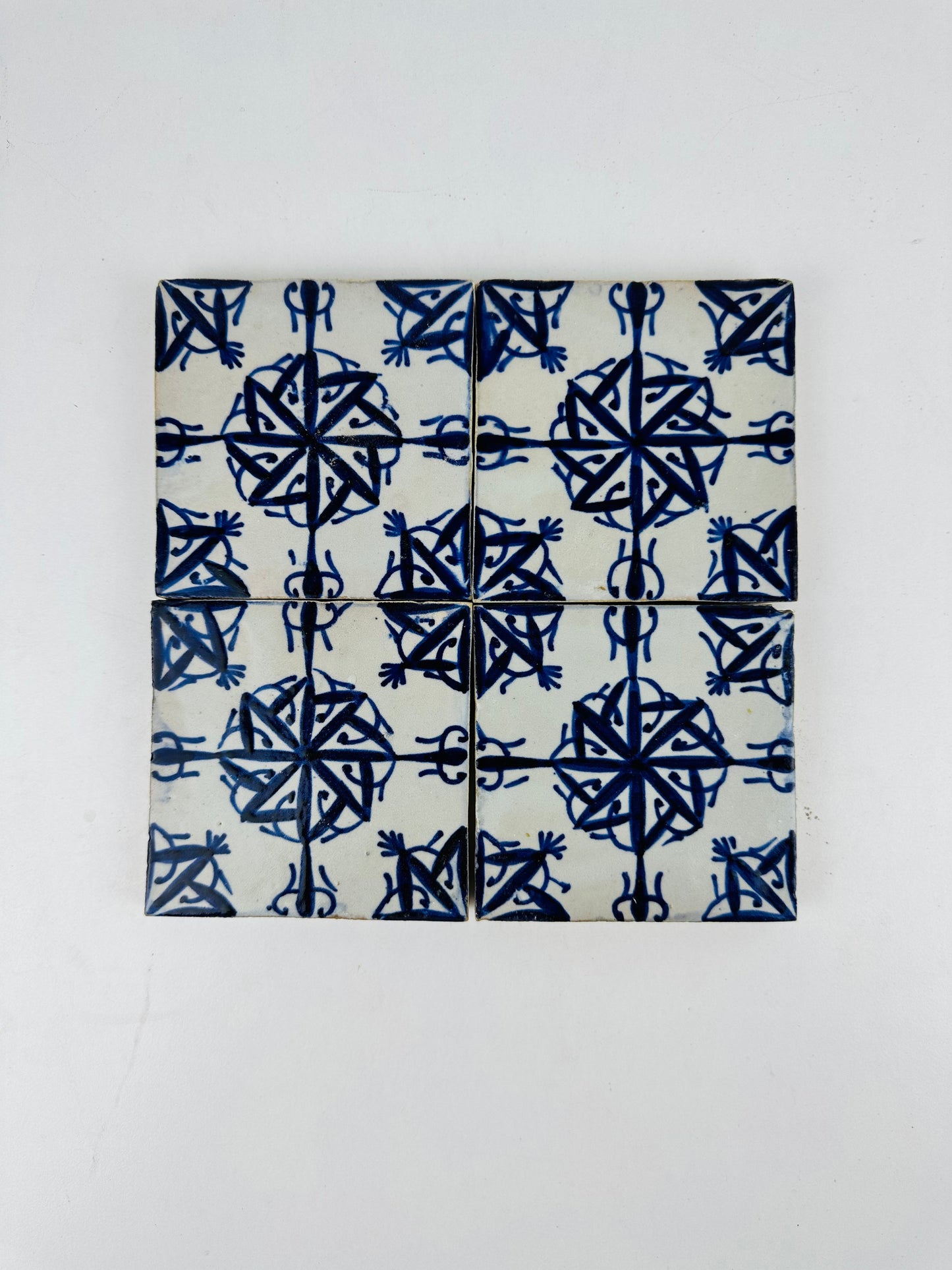 Sapphire Geometry Moroccan Tile