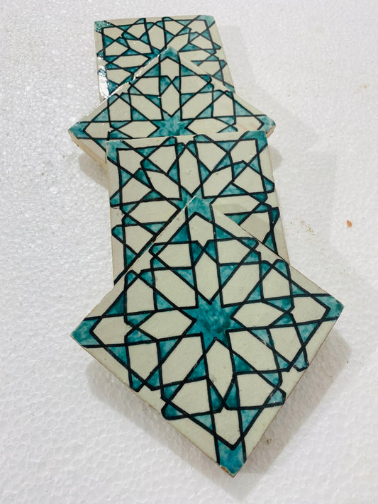 Ethereal Star Moroccan Zellige Tiles