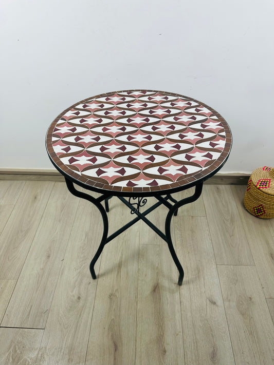 Rosewood Elegance Mosaic Table