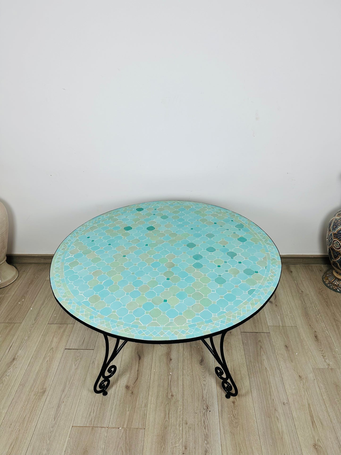 Moroccan Mosaic Table – Ocean Breeze