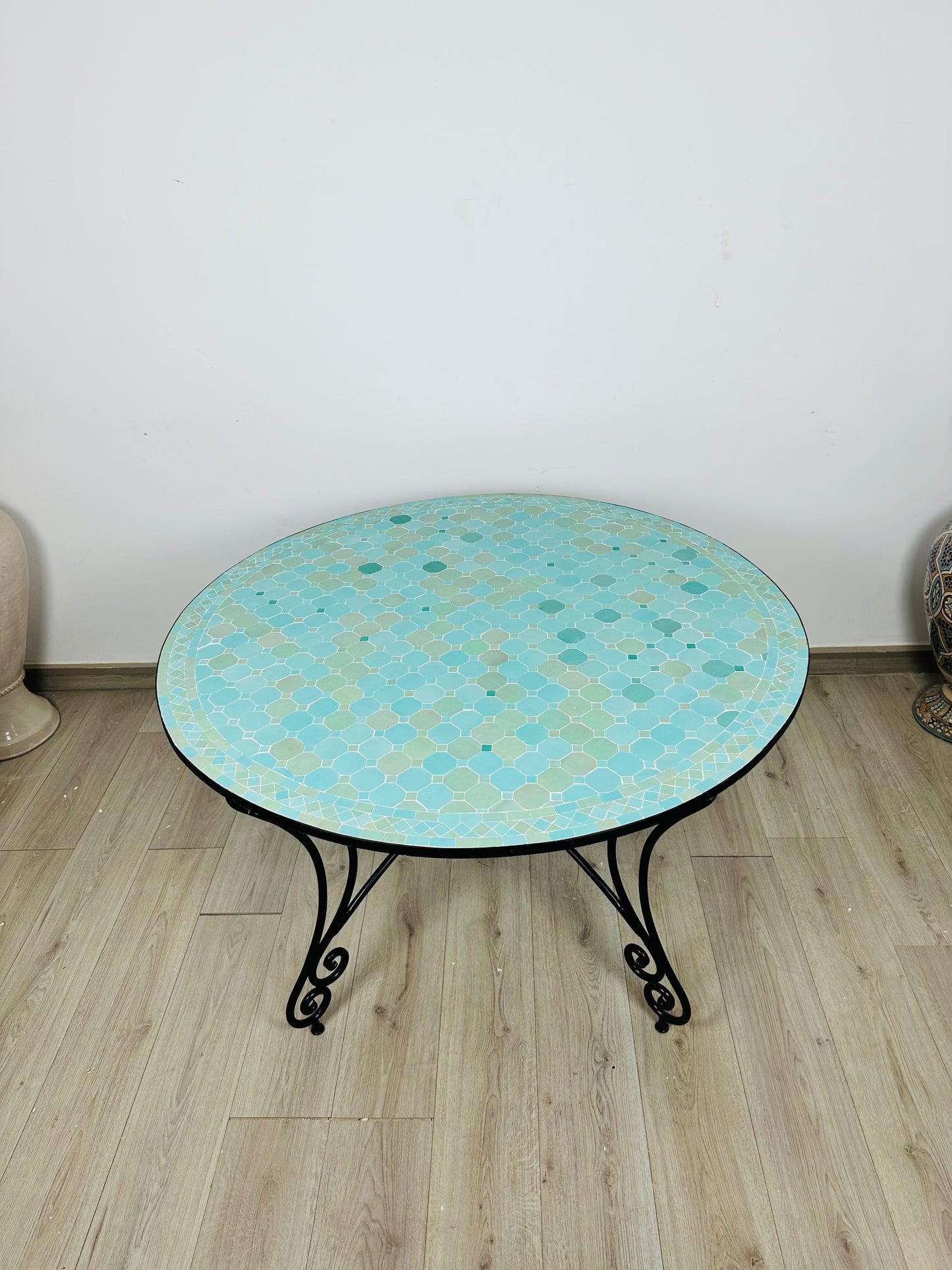 Moroccan Mosaic Table – Ocean Breeze