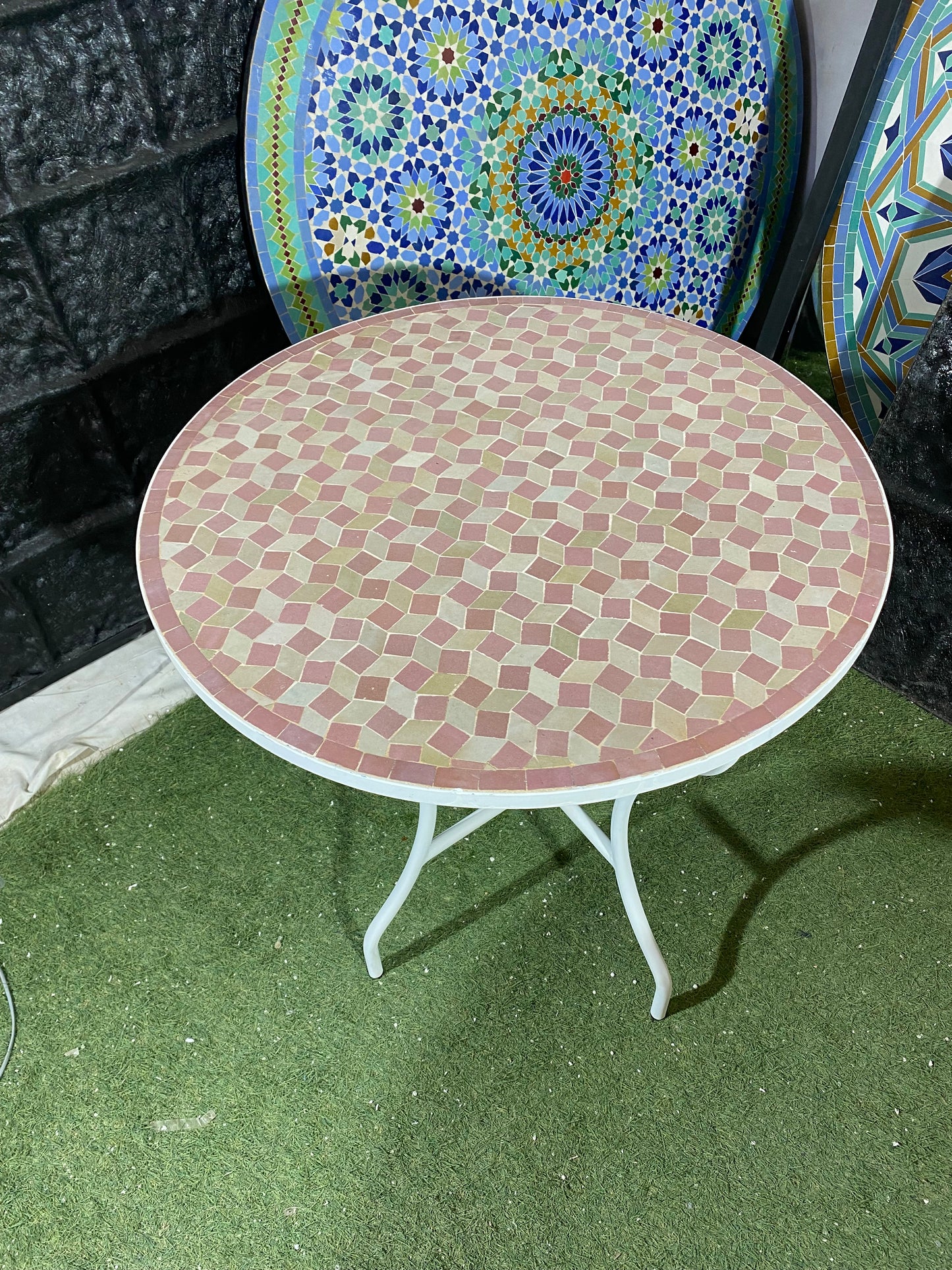 Blush Mirage Mosaic Table