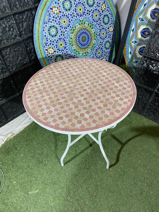 Blush Mirage Mosaic Table