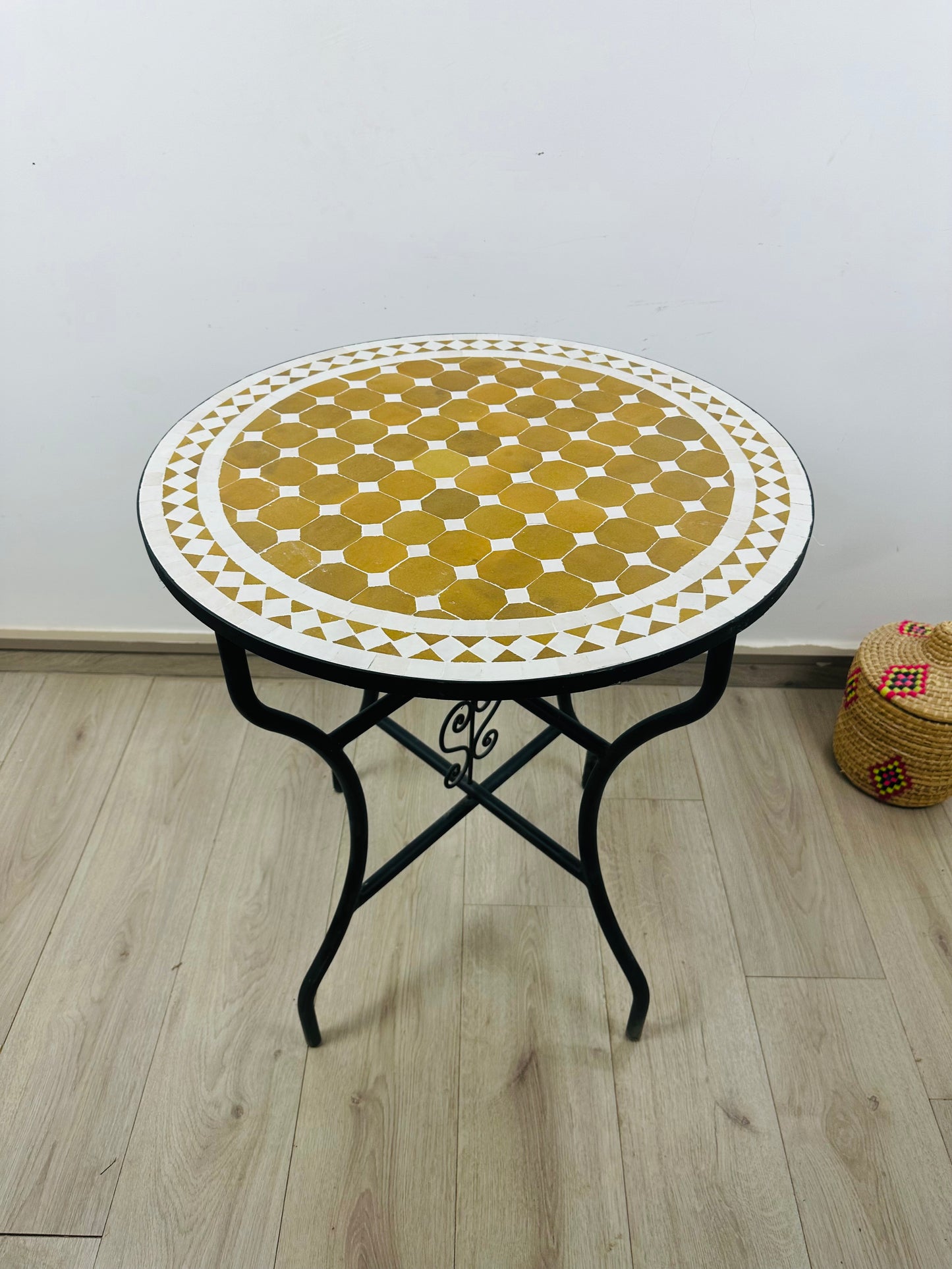 Handcrafted Moroccan Mosaic Table, Customizable Design