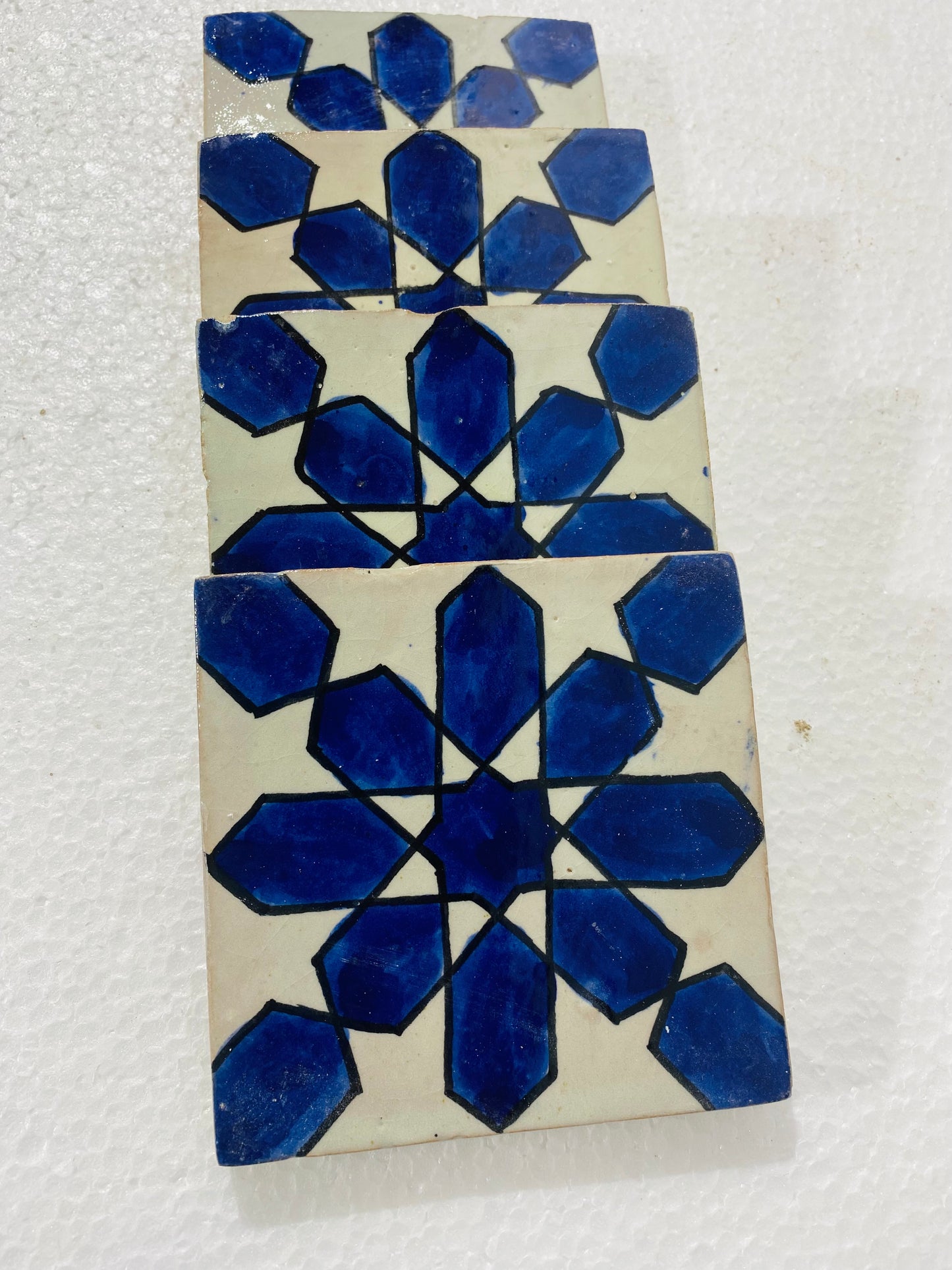 Sapphire Star Moroccan Zellige Tiles