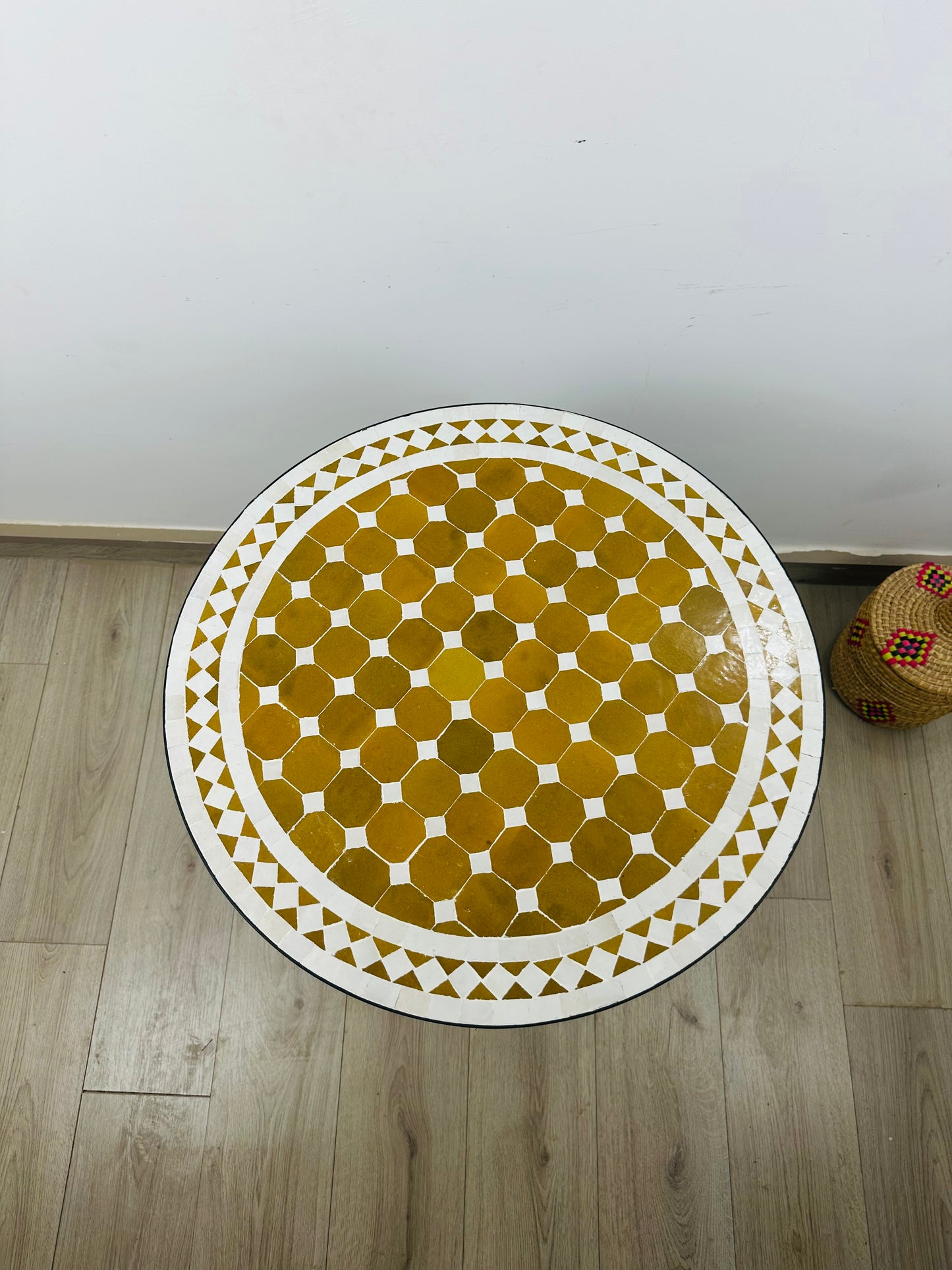 Handcrafted Moroccan Mosaic Table, Customizable Design