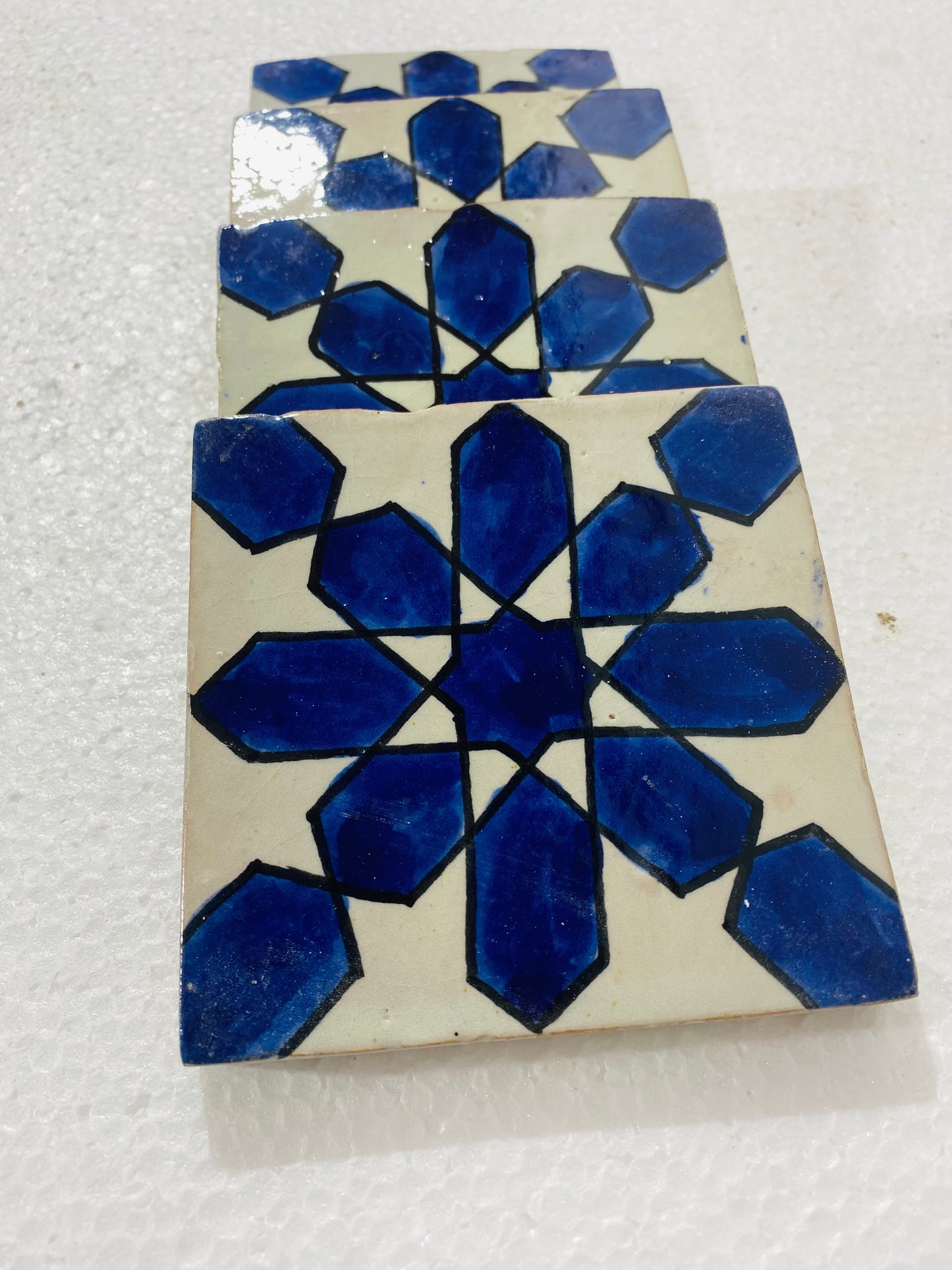 Sapphire Star Moroccan Zellige Tiles