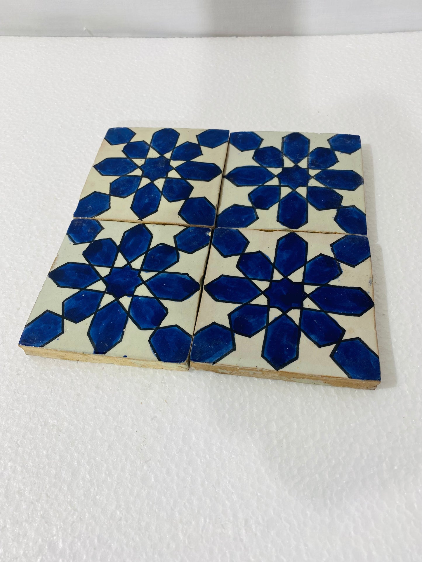 Sapphire Star Moroccan Zellige Tiles