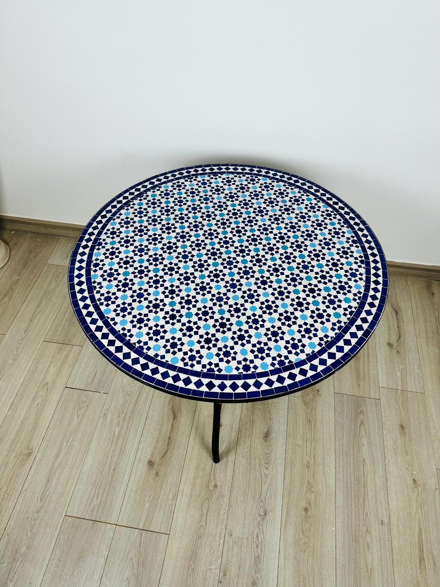 Azure Star Mosaic Table