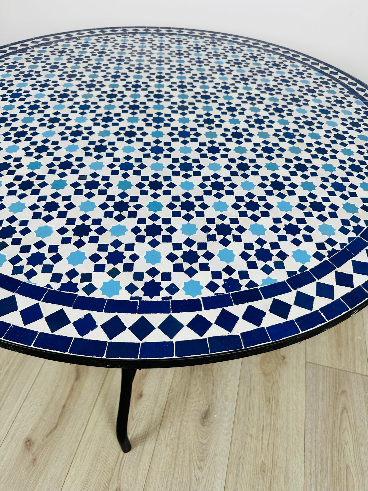 Azure Star Mosaic Table