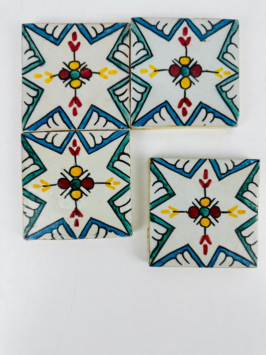 Handmade Moroccan Zellige Tiles – Starry Elegance Collection