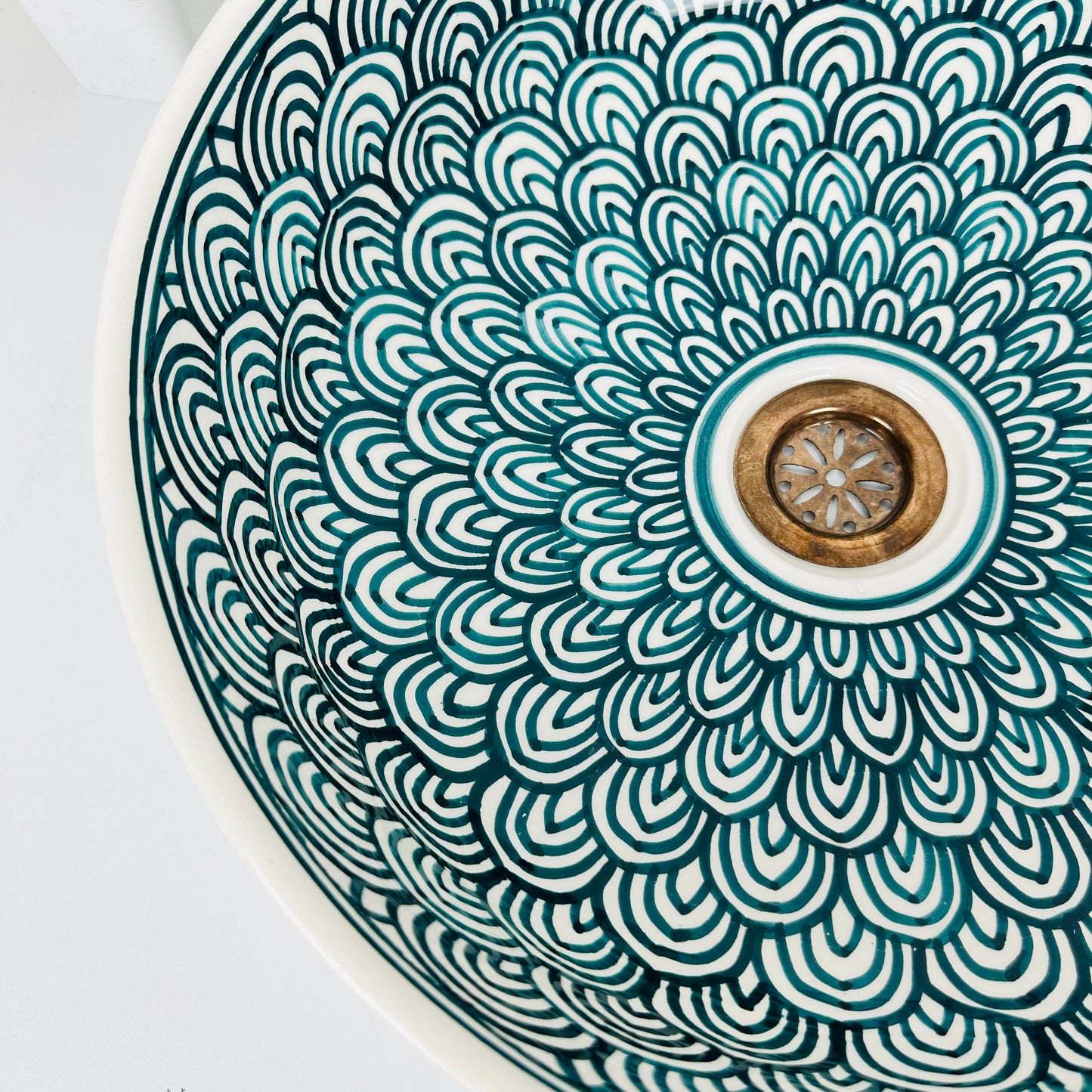 Oceanic Tranquility: Handcrafted Ceramic Sink 100% handmade