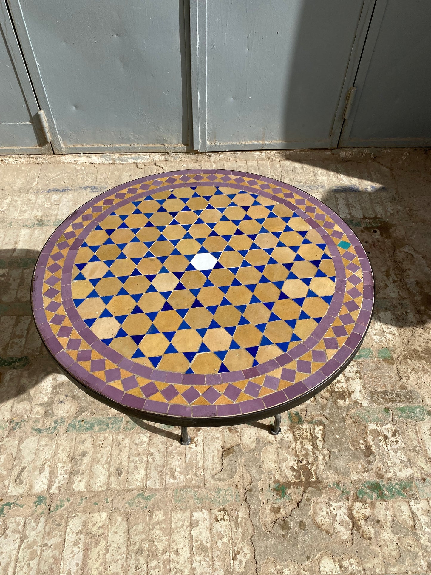 Royal Sunset Mosaic Table