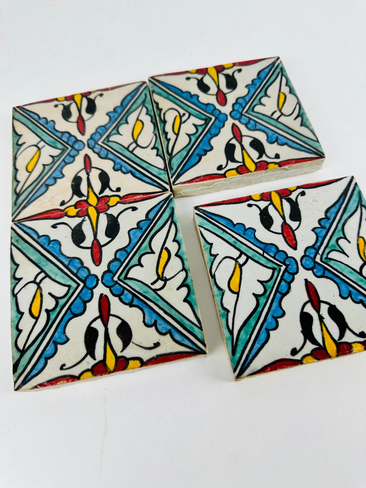 Handmade Moroccan Zellige Tiles – Majestic Arabesque Collection