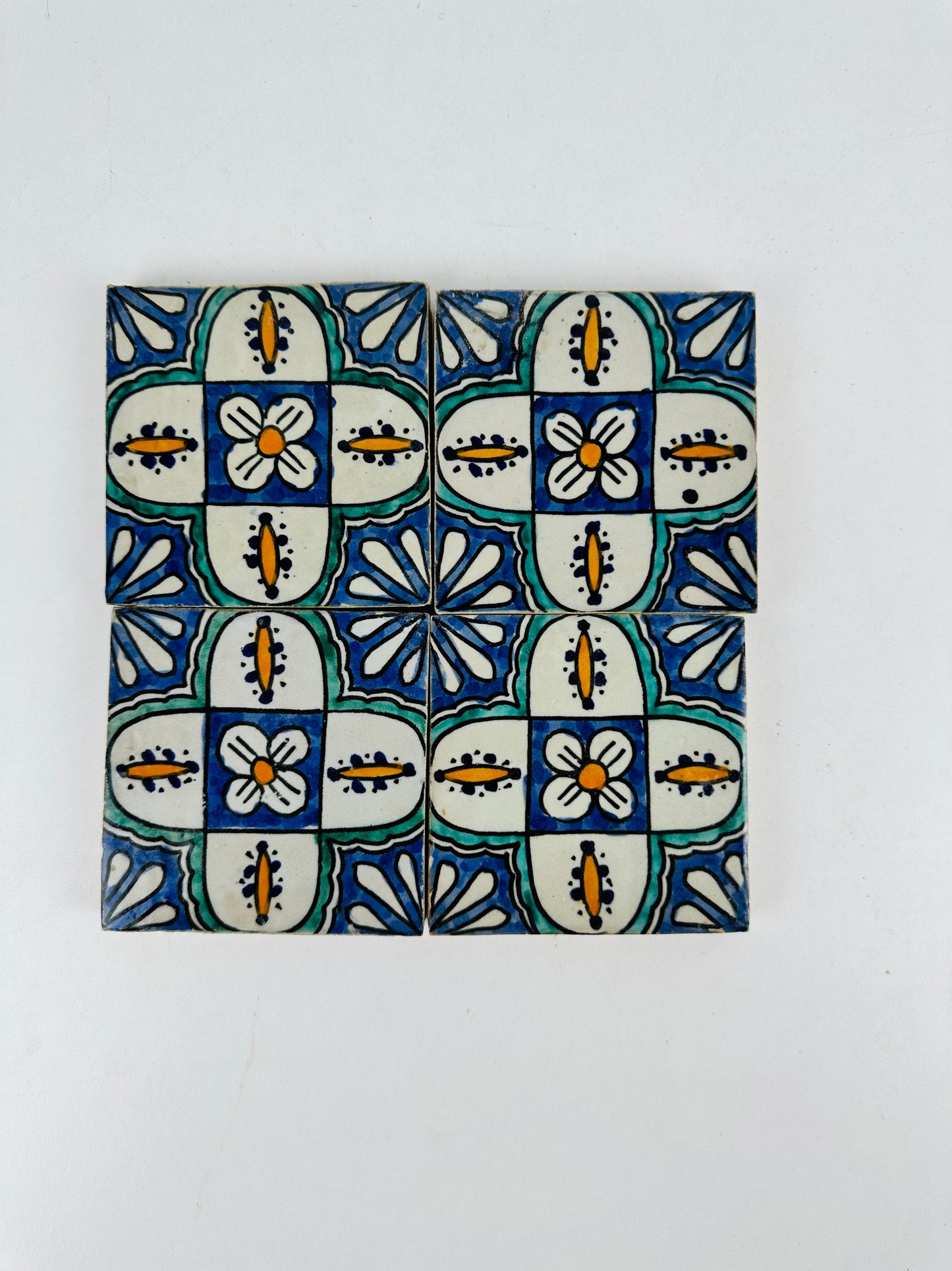 Andalusian Blossom Moroccan Zellige Tiles