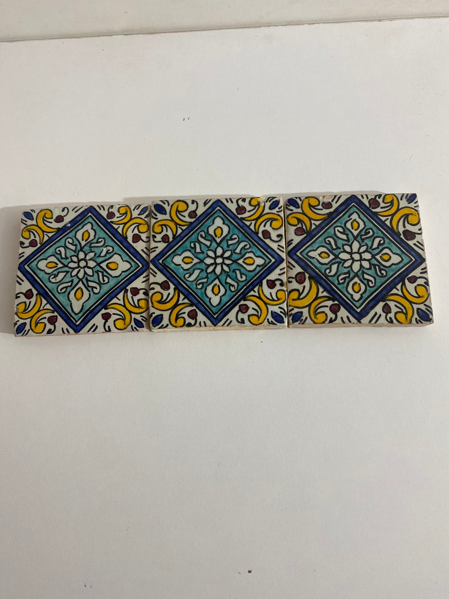 Moroccan Ceramic tiles Hand painted tiles 4"x4" 100% for Bathroom Remodeling and kitchen Projects works wall and ground