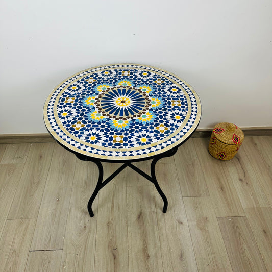 Royal Sunburst Mosaic Table