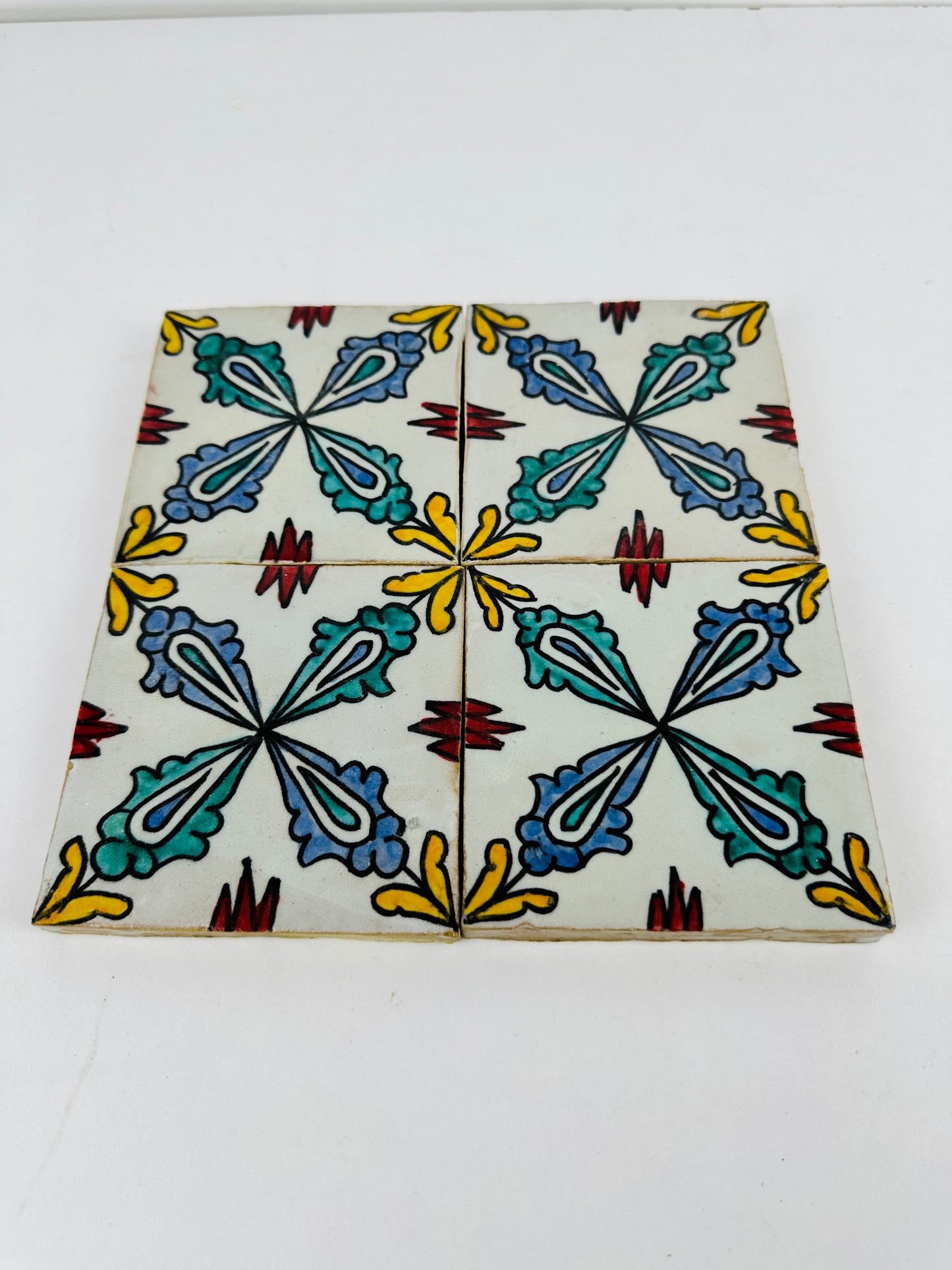 Floral Elegance Moroccan Zellige Tiles