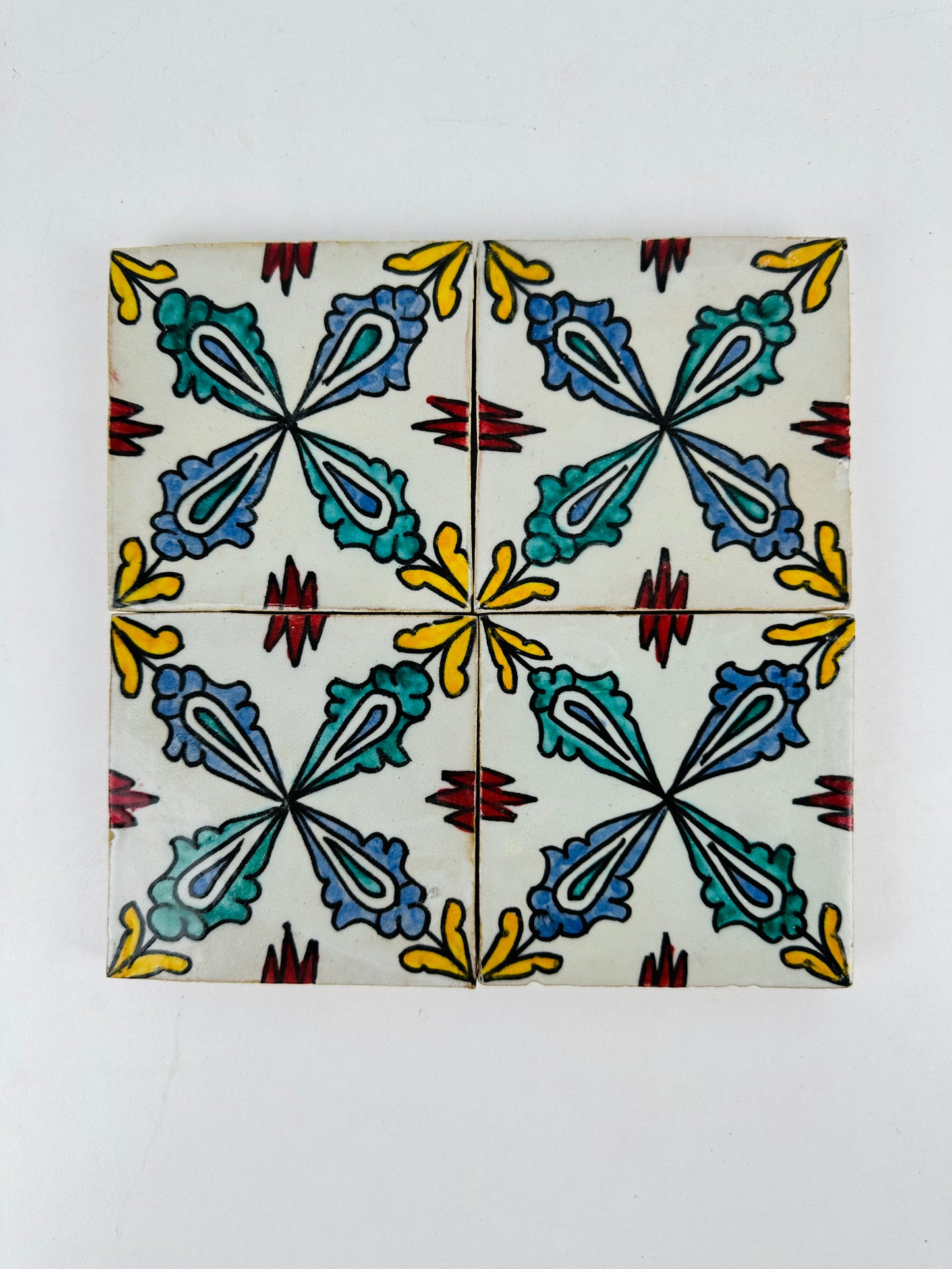 Floral Elegance Moroccan Zellige Tiles