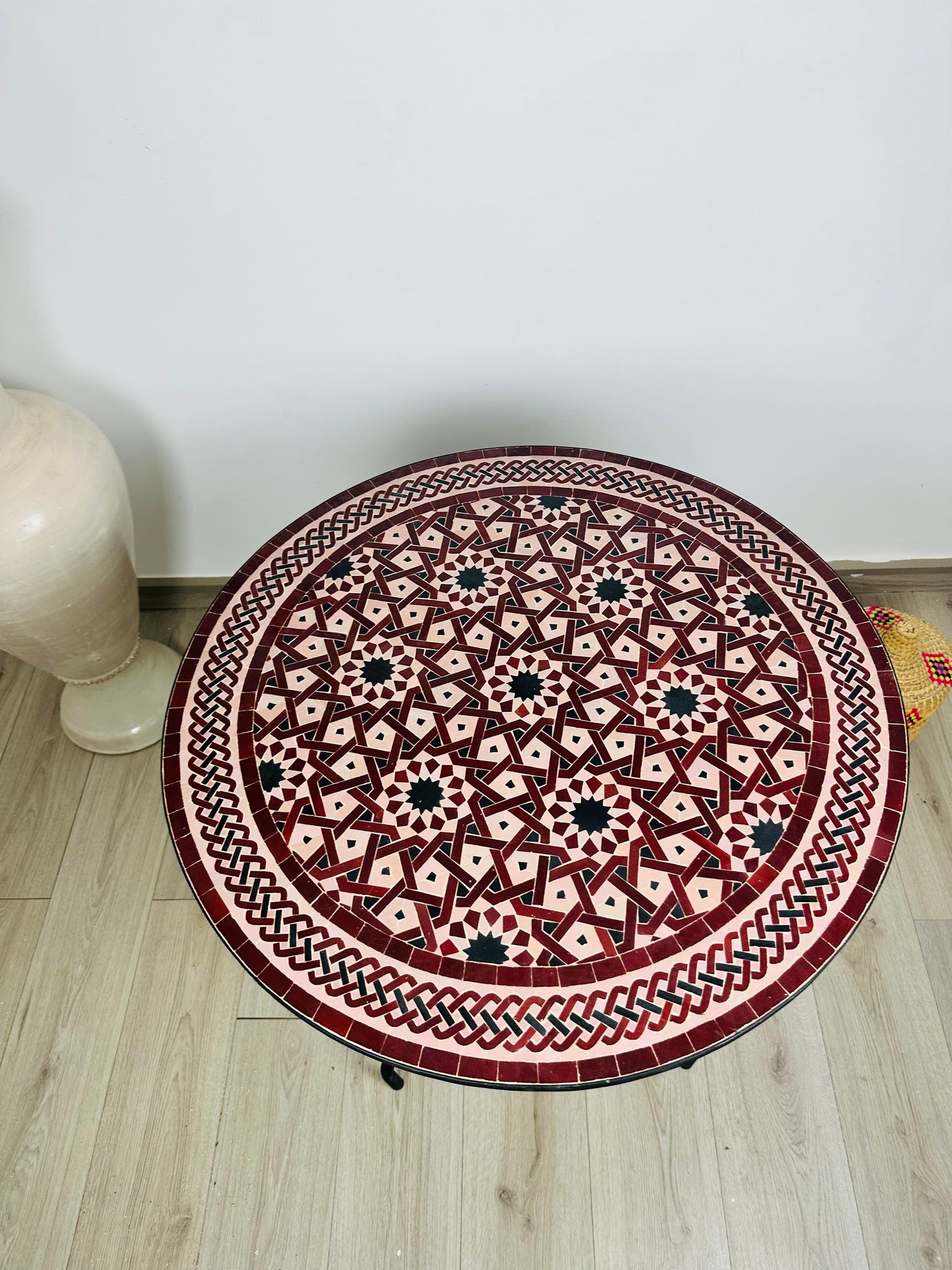 Andalusian Crimson Mosaic Table