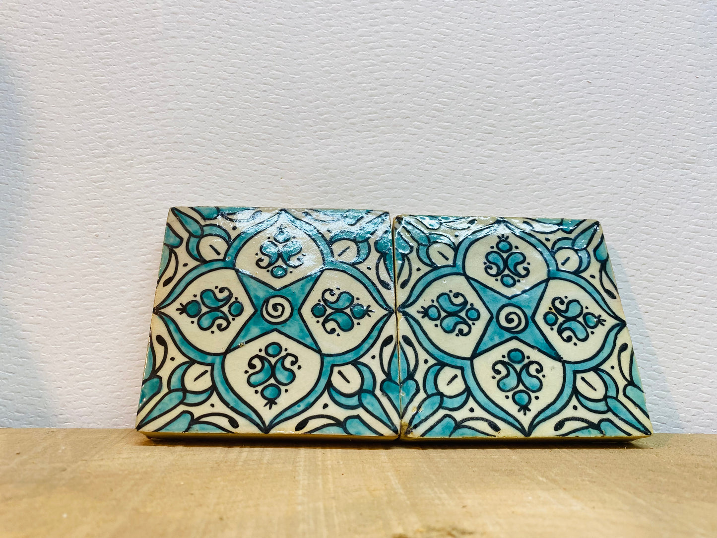 Azure Bloom Moroccan Zellige Tile