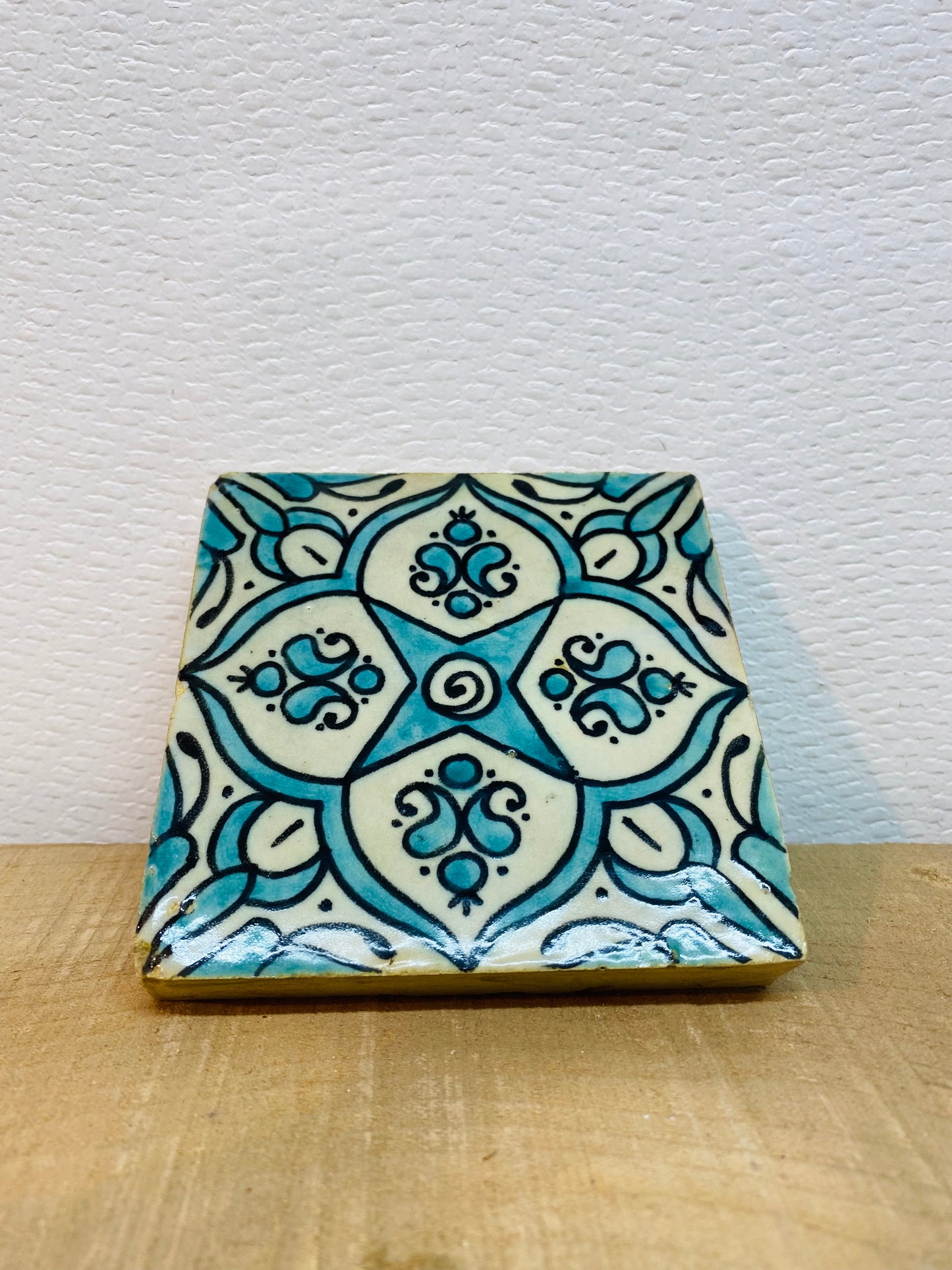 Azure Bloom Moroccan Zellige Tile