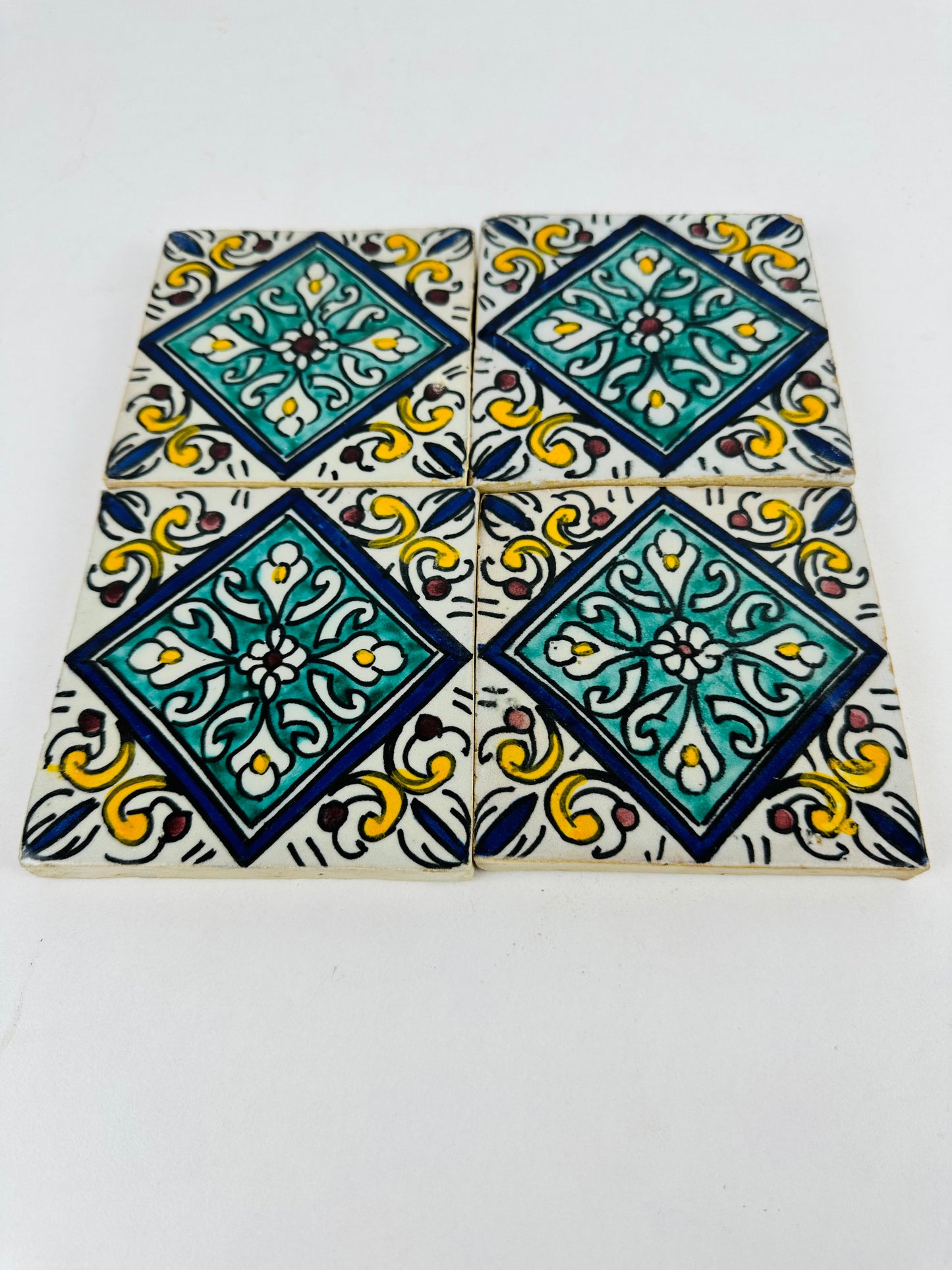 Emerald Bloom Moroccan Zellige Tiles