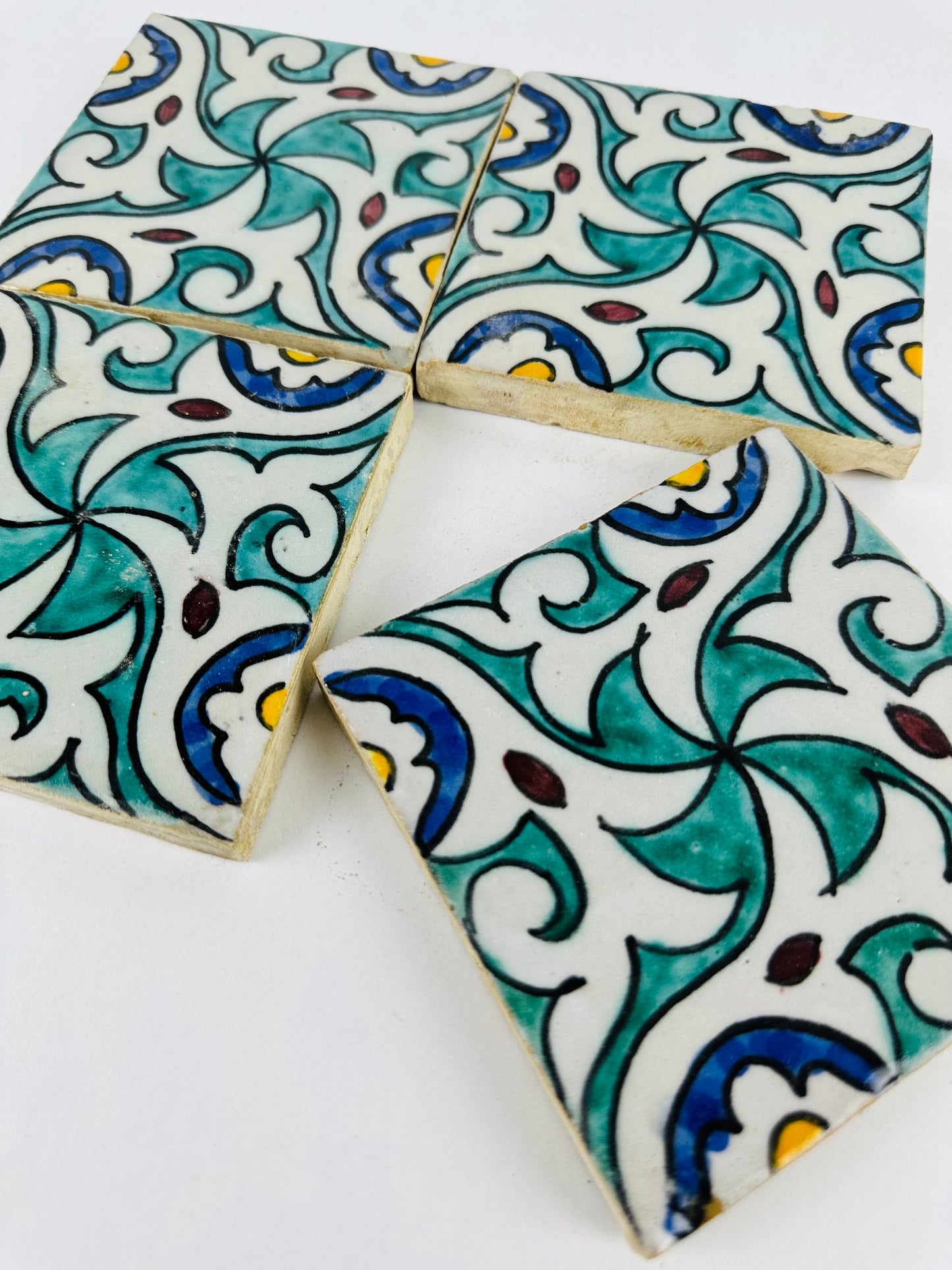 Serene Swirl Moroccan Zellige Tiles