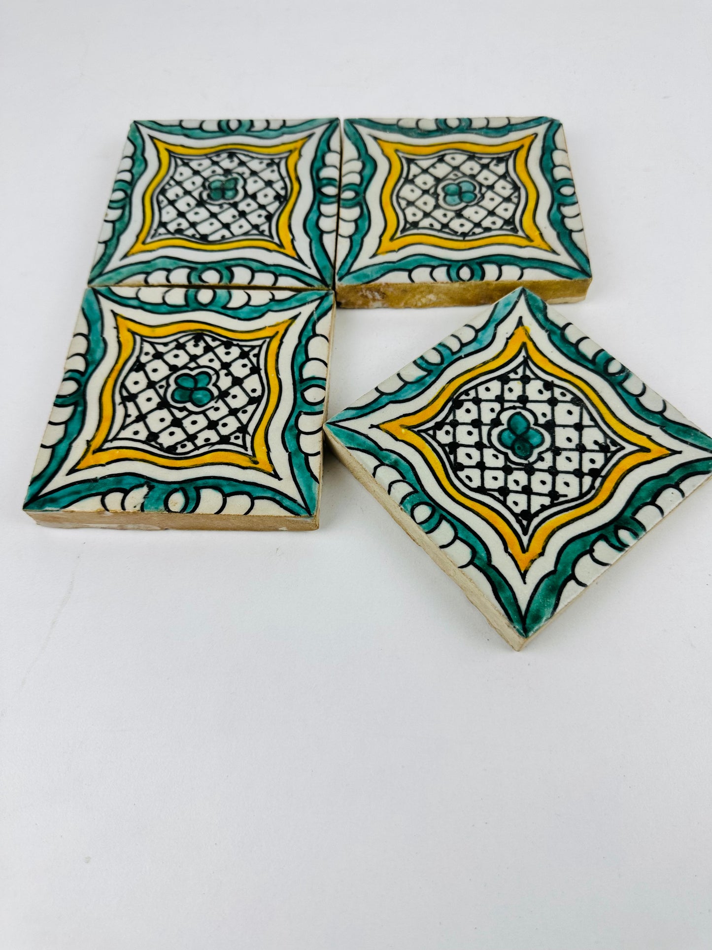 Golden Harmony Moroccan Zellige Tiles