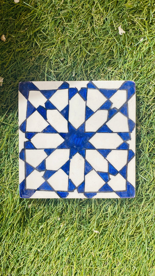 Sapphire Mosaic Moroccan Zellige Tile