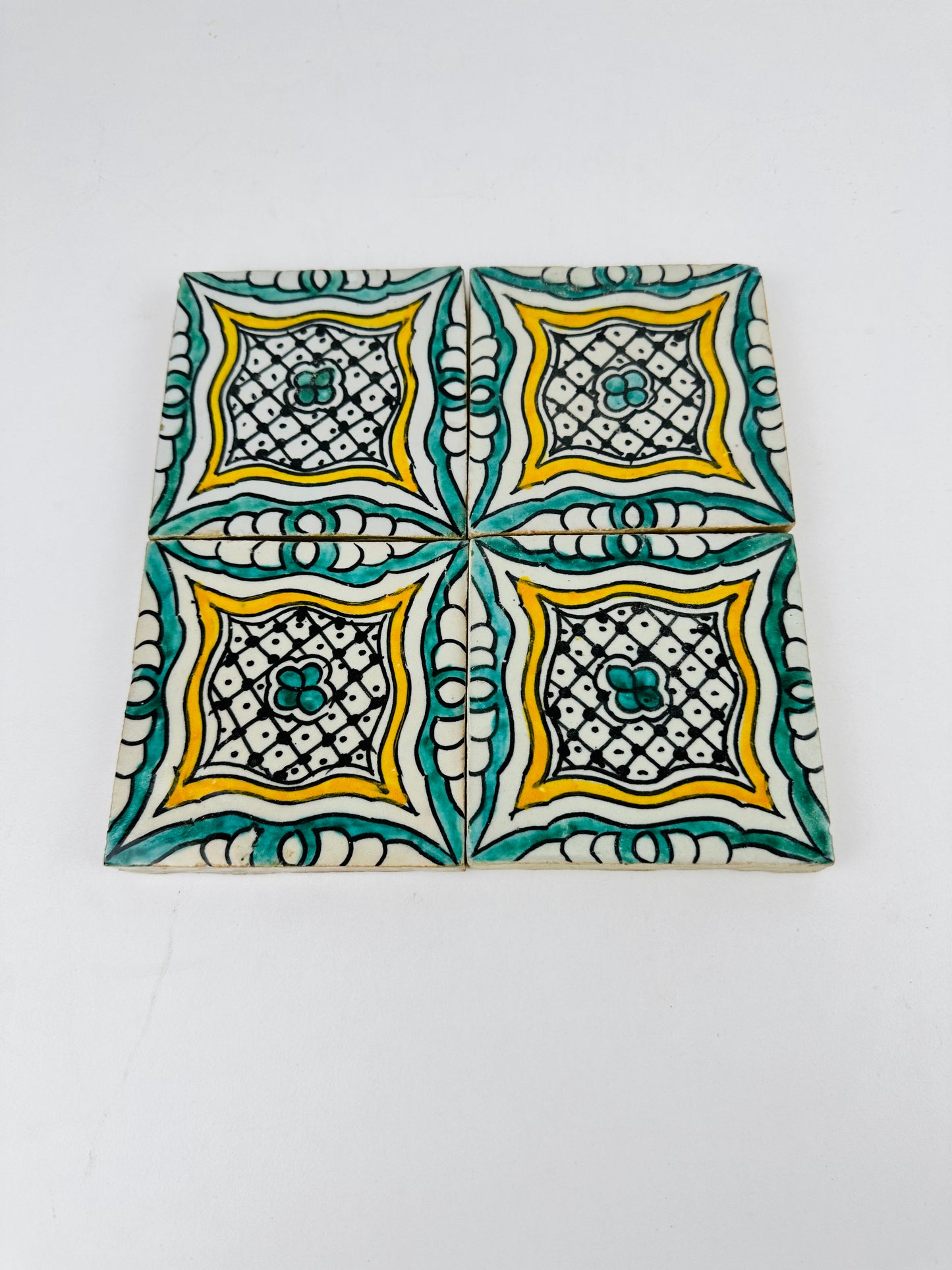 Golden Harmony Moroccan Zellige Tiles