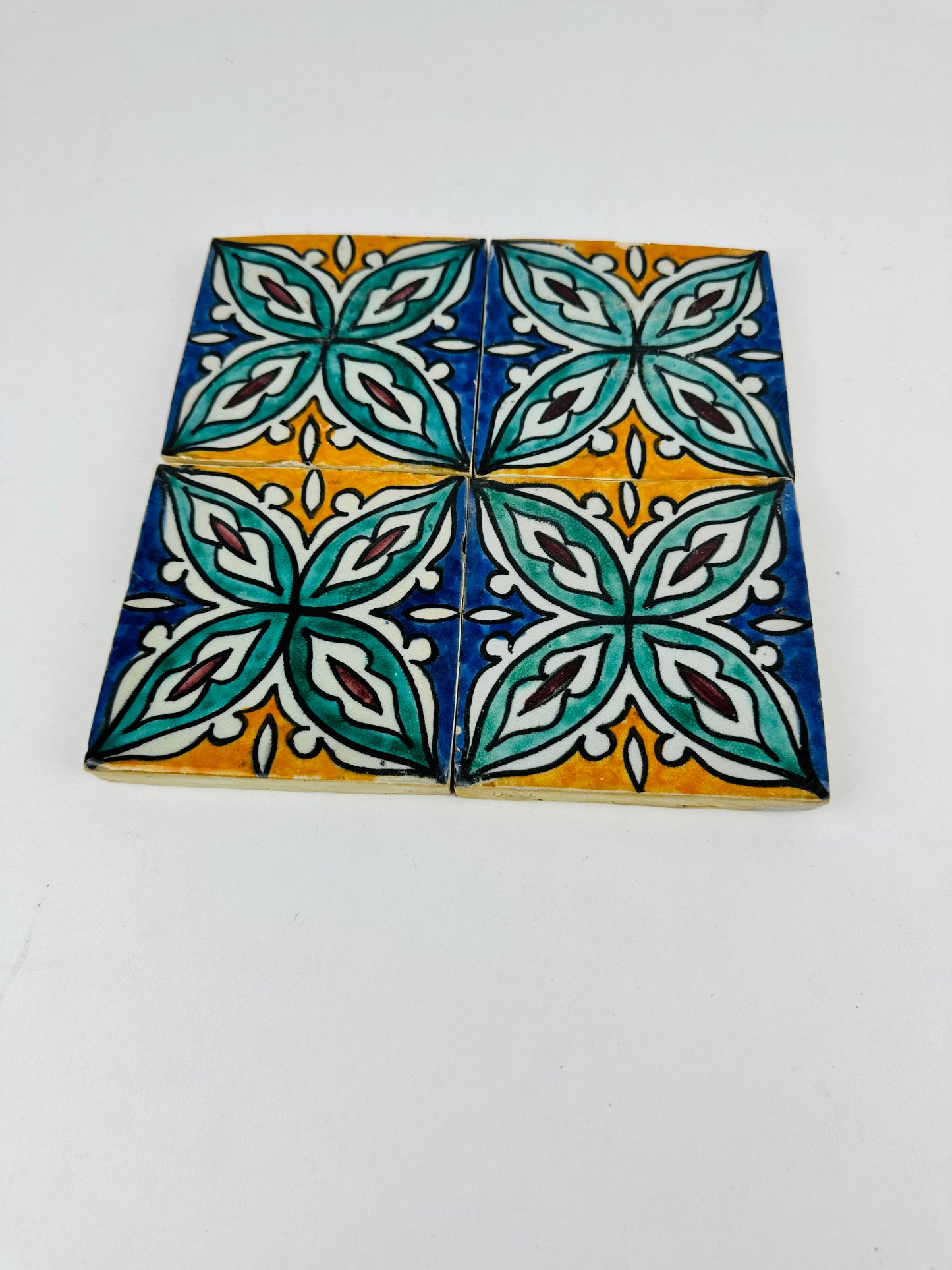 Majestic Bloom Moroccan Zellige Tiles