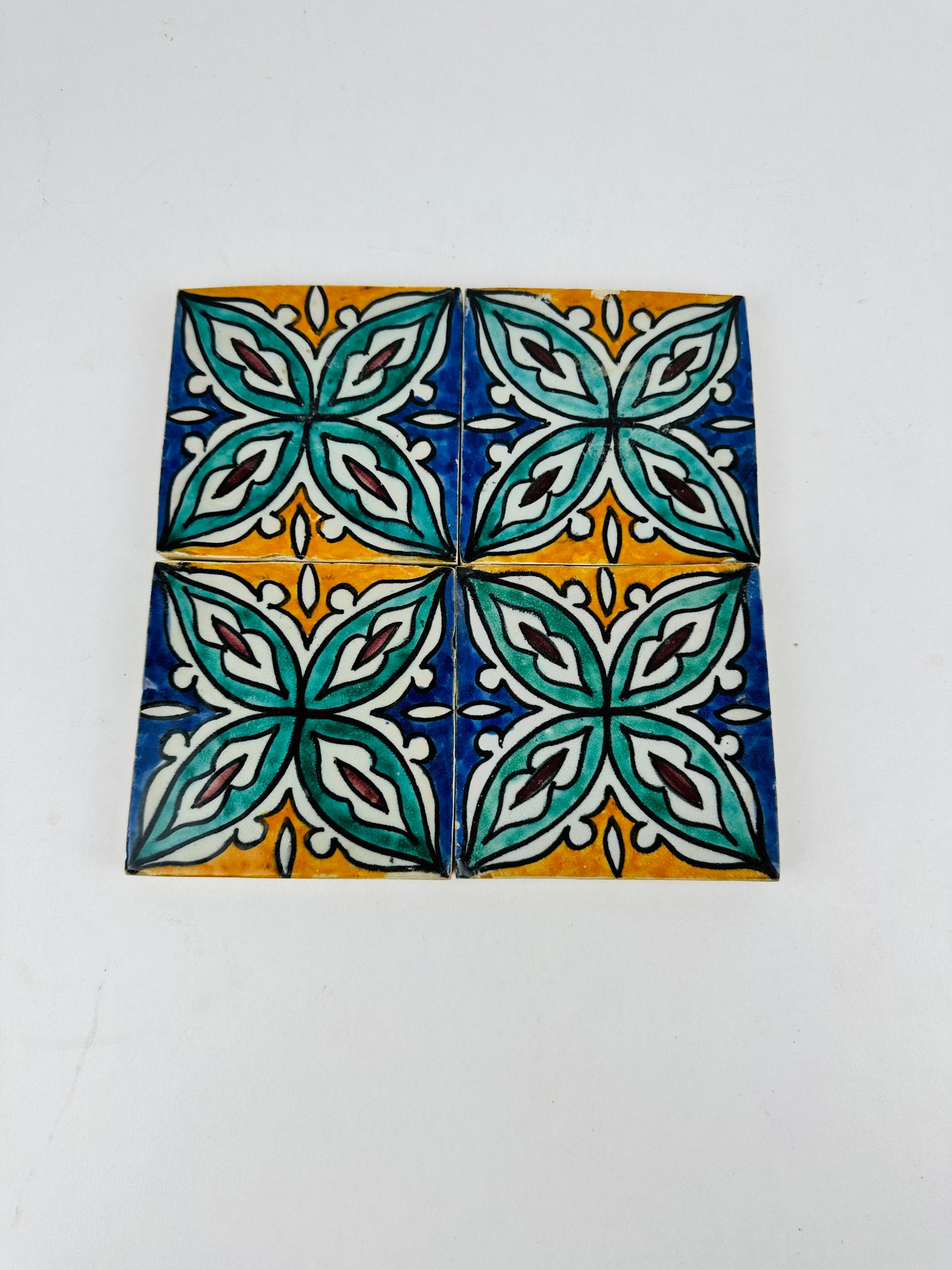 Majestic Bloom Moroccan Zellige Tiles