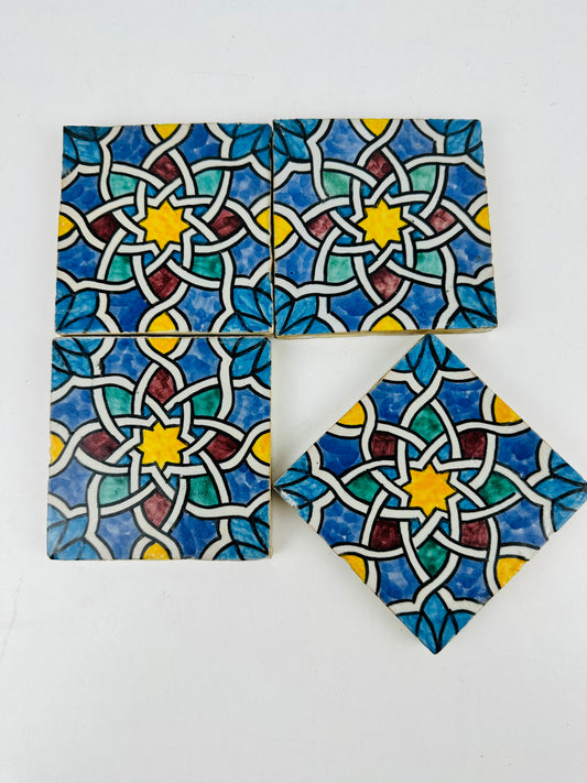 Celestial Knot Moroccan Zellige Tiles