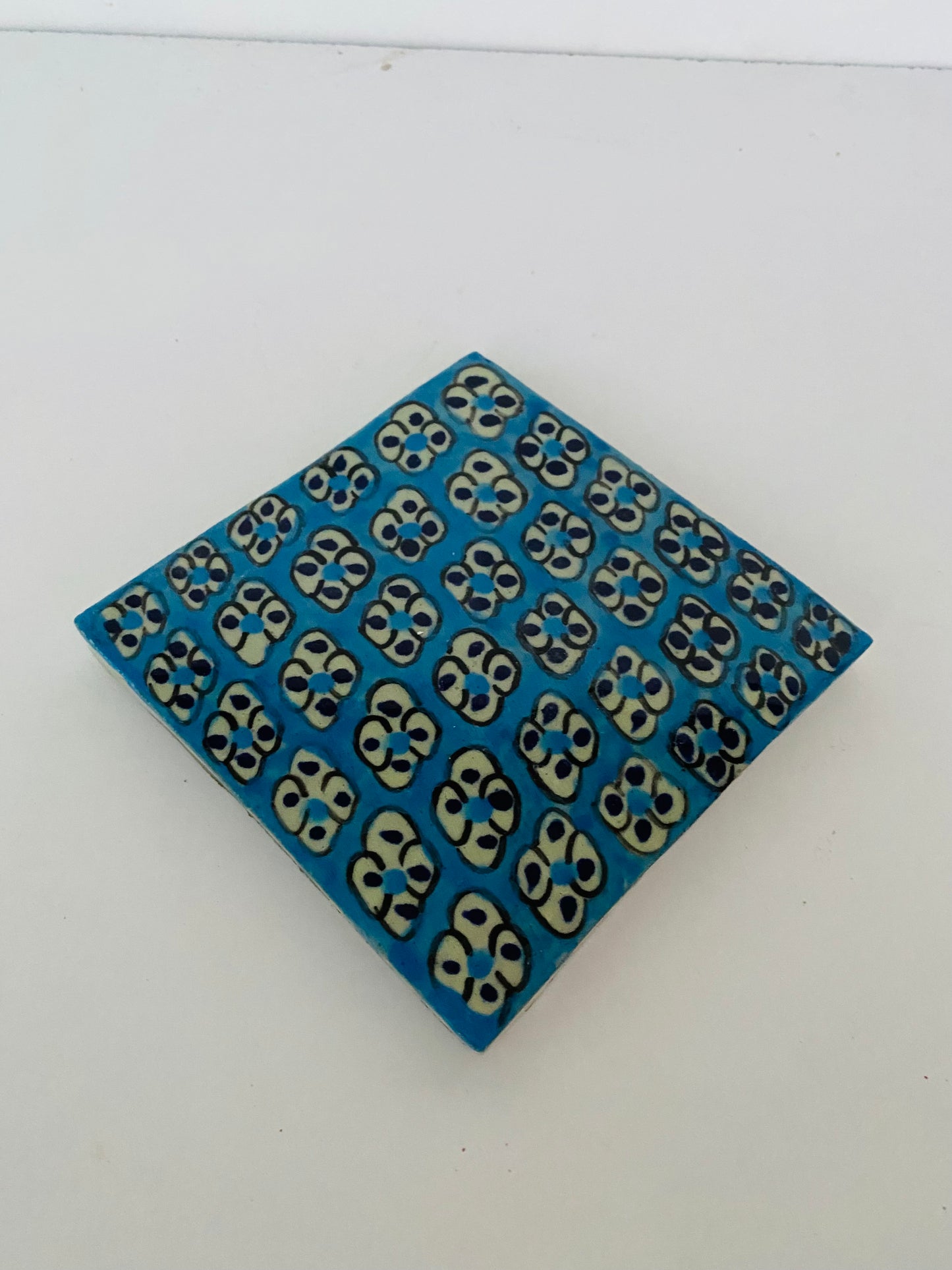 Azure Bloom Moroccan Zellige Tile