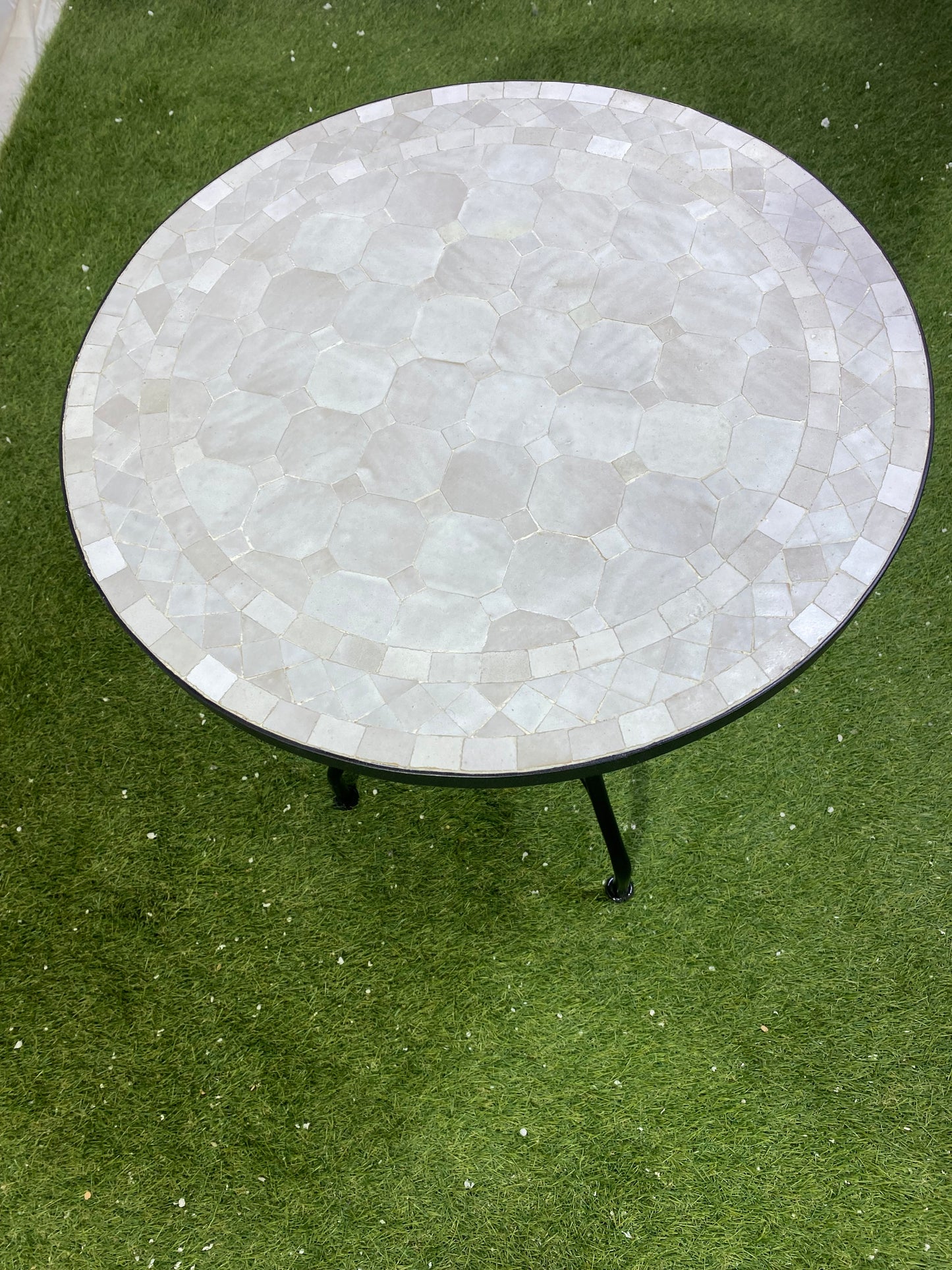 Ivory Serenity Mosaic Table