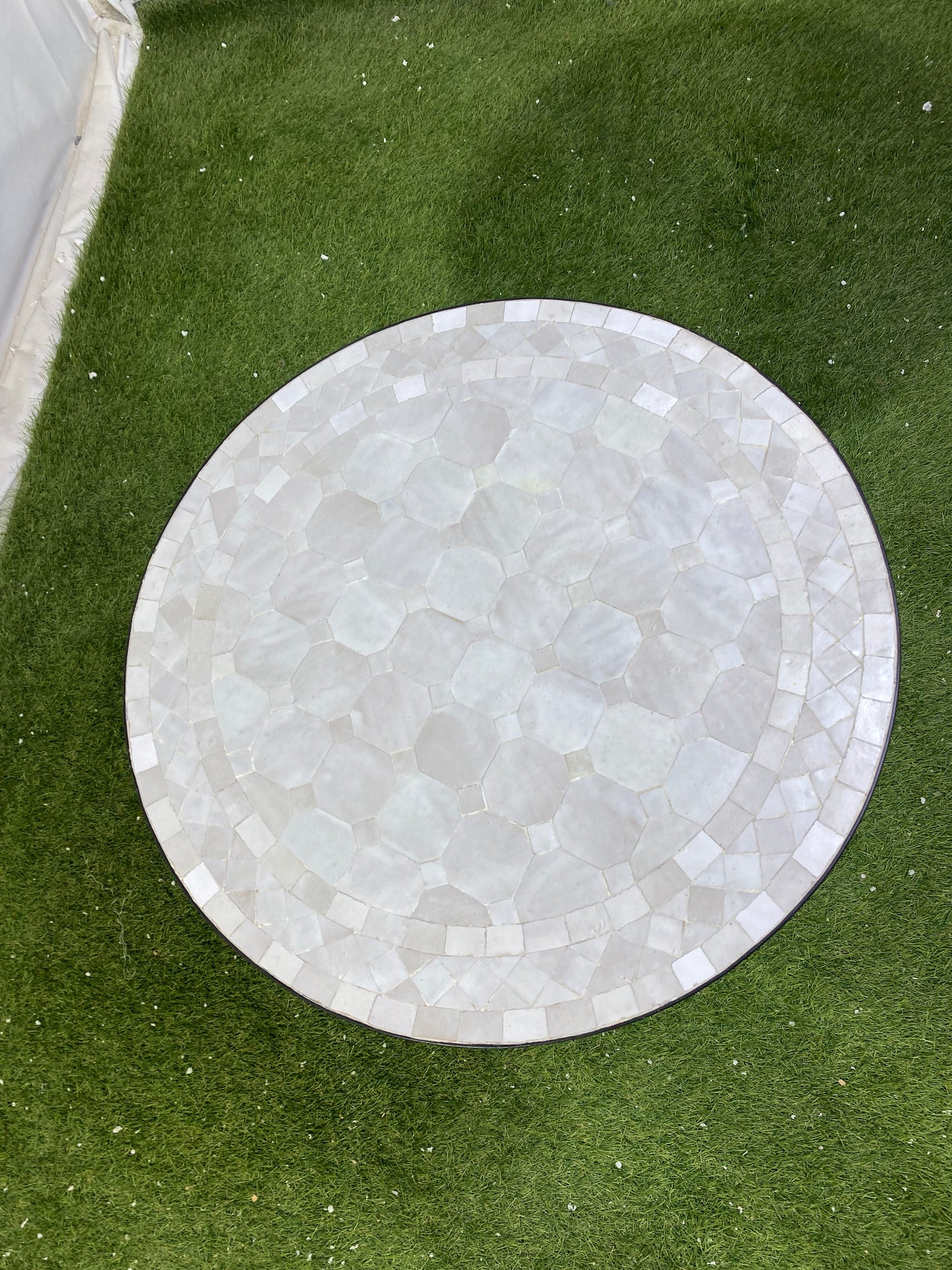 Ivory Serenity Mosaic Table