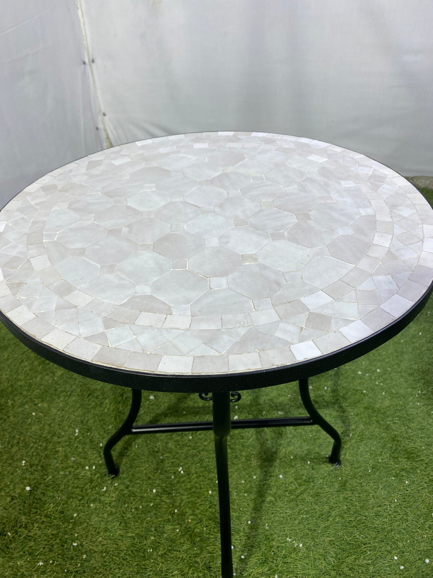 Ivory Serenity Mosaic Table