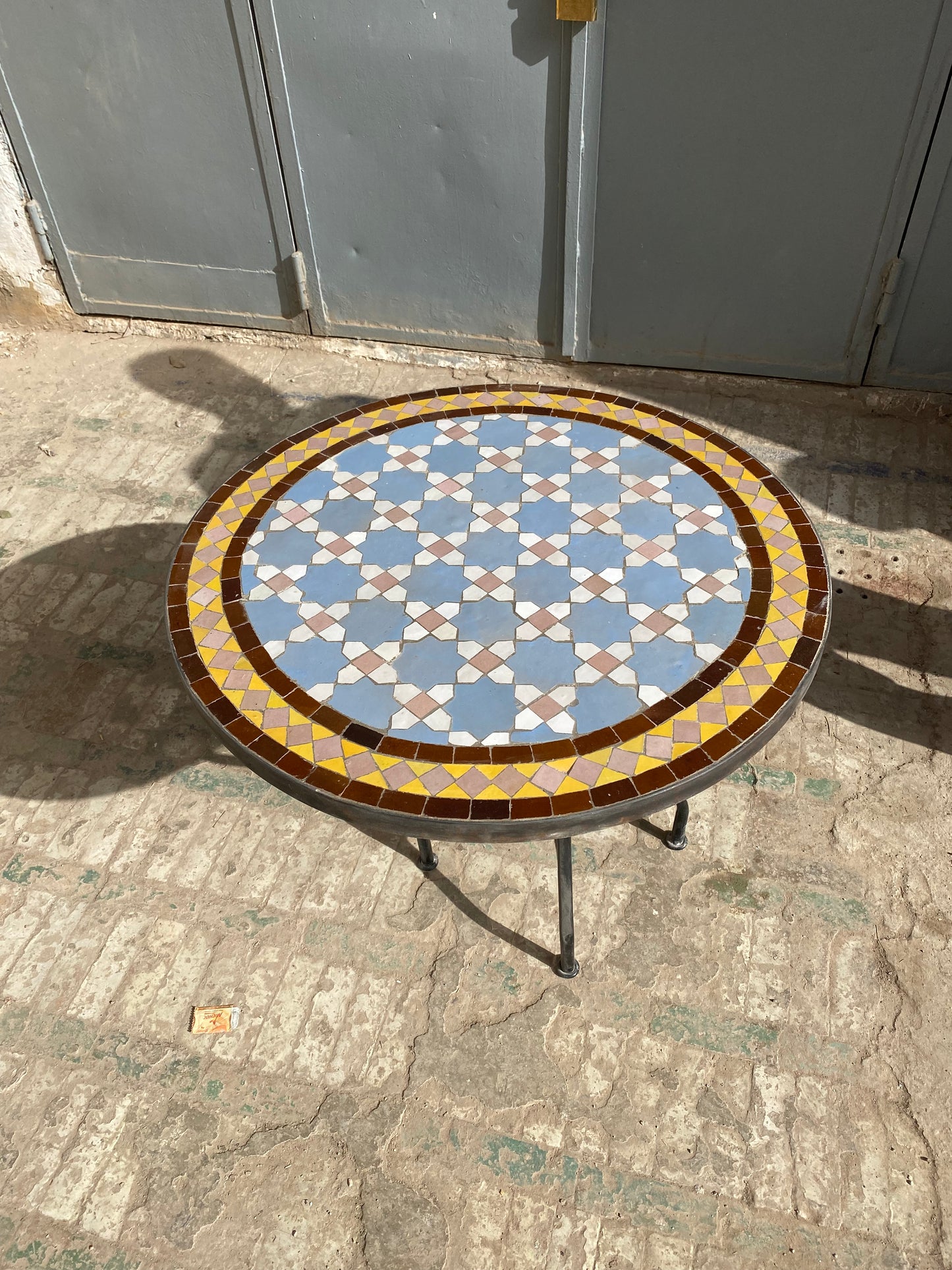 Sapphire Elegance Mosaic Table