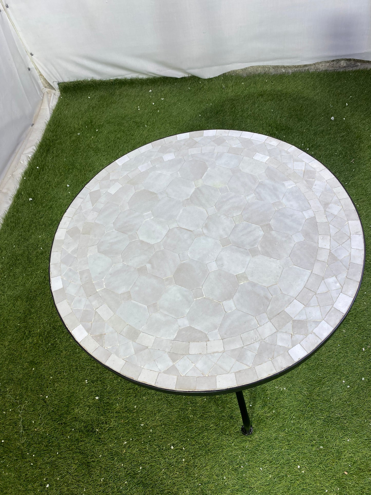 Ivory Serenity Mosaic Table