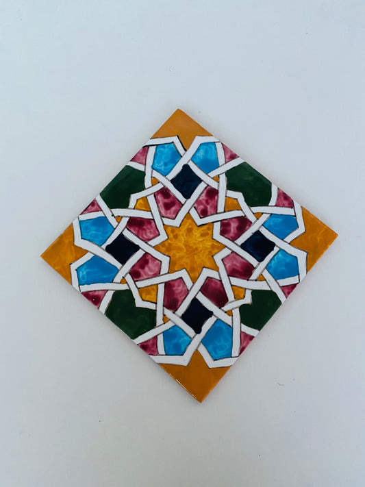 Radiant Harmony Moroccan Zellige Tile