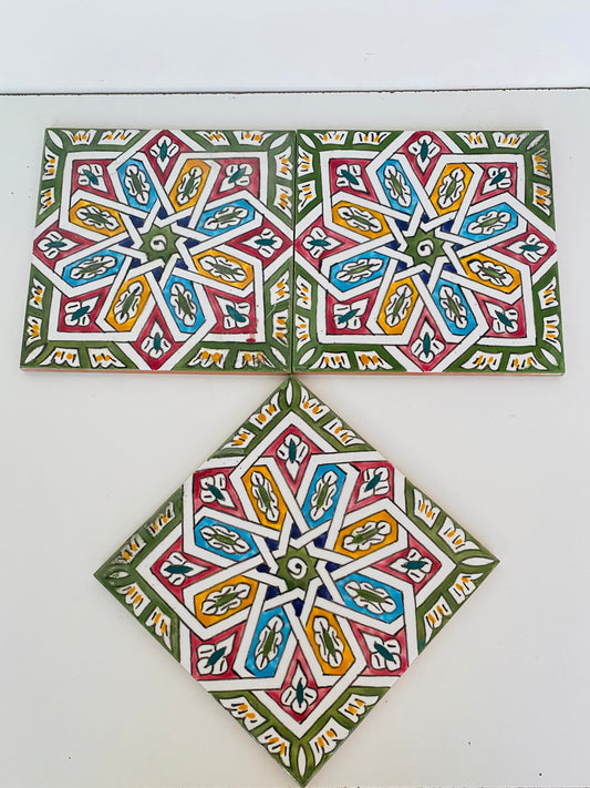 Majestic Starburst Moroccan Zellige Tile